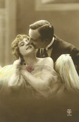Kissing couple